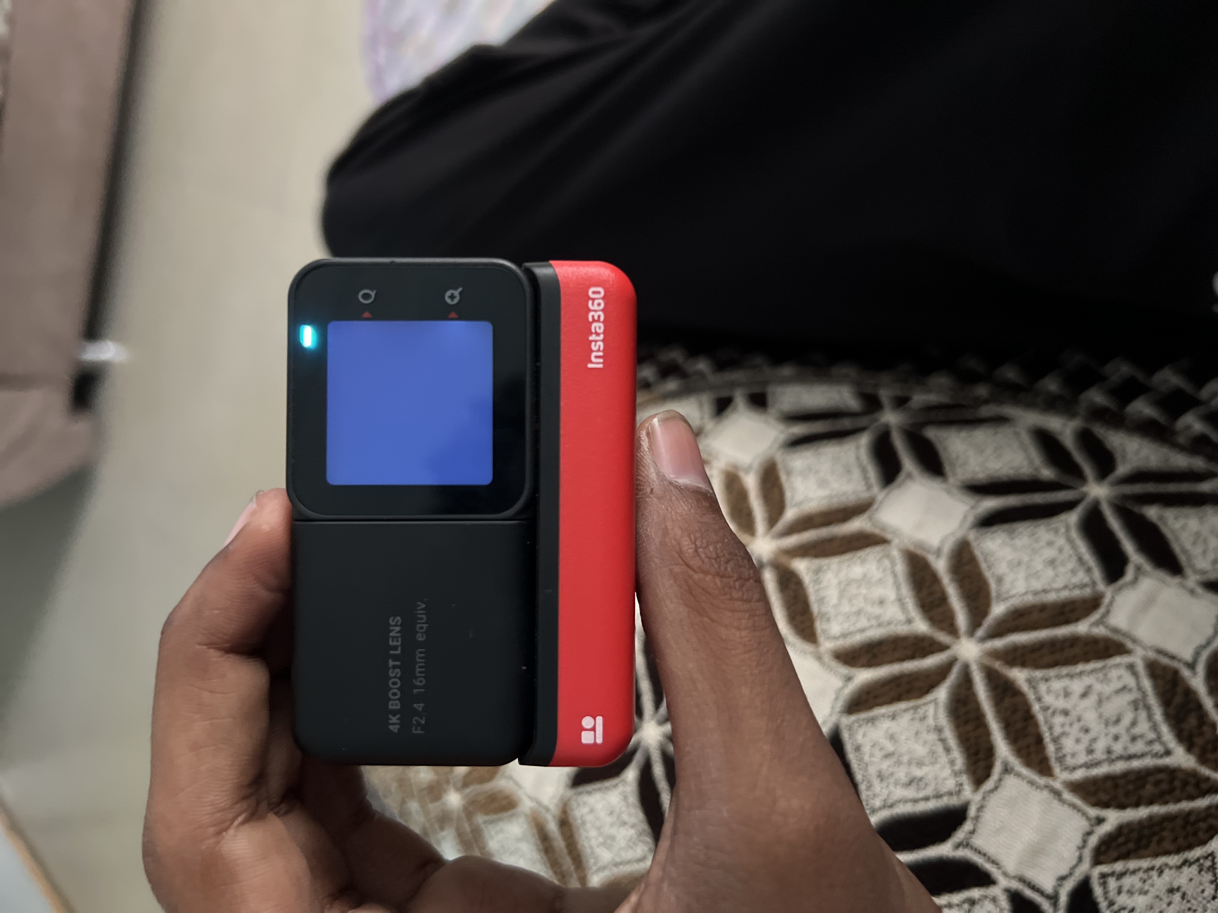 , freezing problem recording out on but freezing problem Insta360