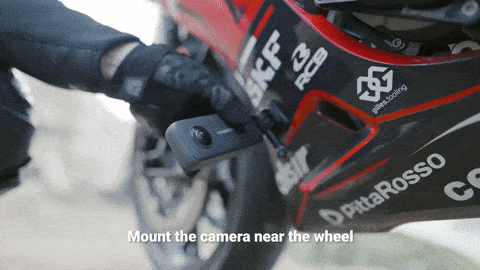 How to mount a camera to my motorcycle - the wheel view