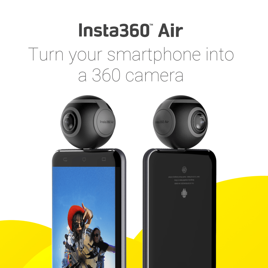 Insta360 Air - すべてを兼ね備えたカメラ、どんなものでも撮影