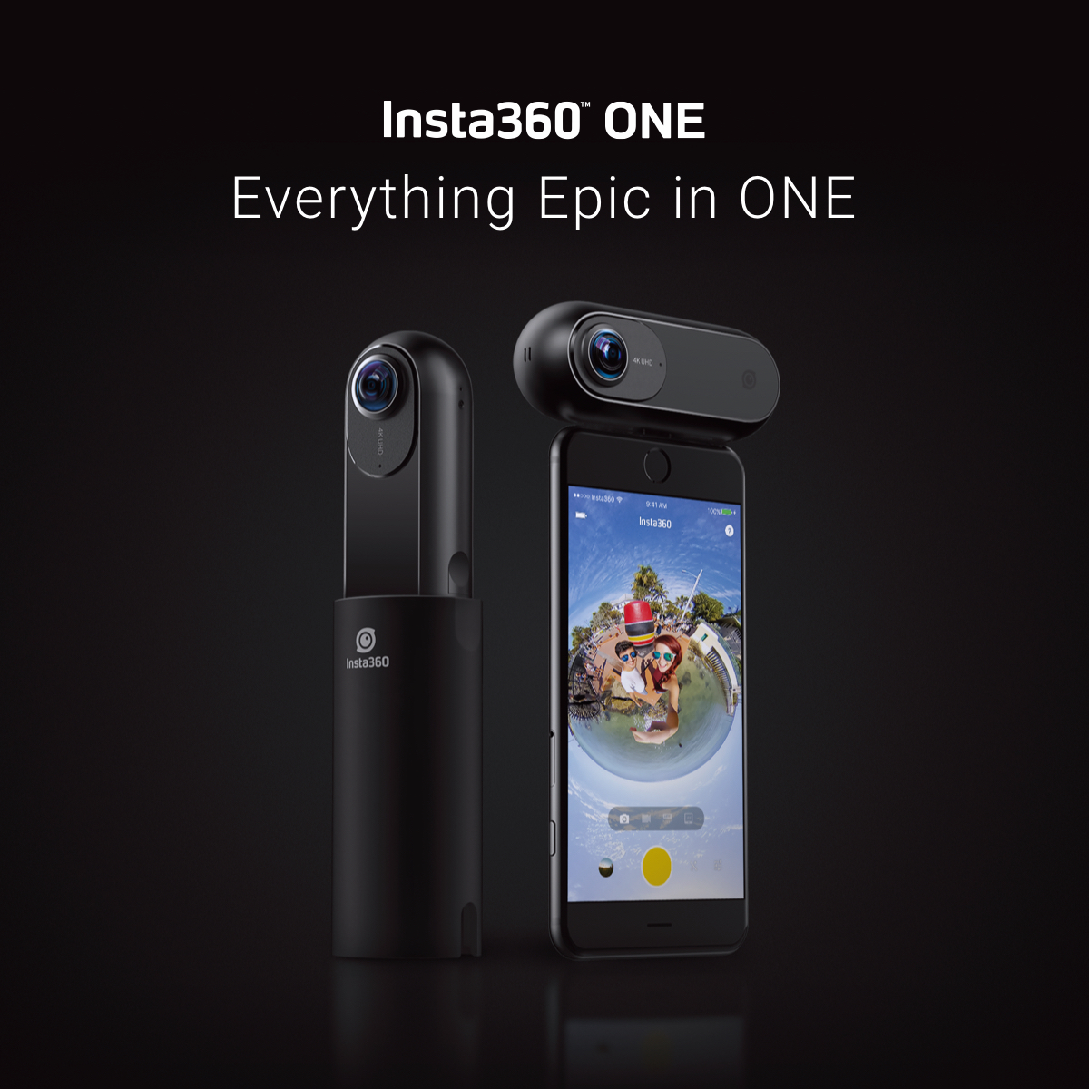 Insta360 One Zubehör iEago RC Bündel-Zeit-Handle Panoramakamera Kugel Zeit Selfie Stick für Insta360 One x 