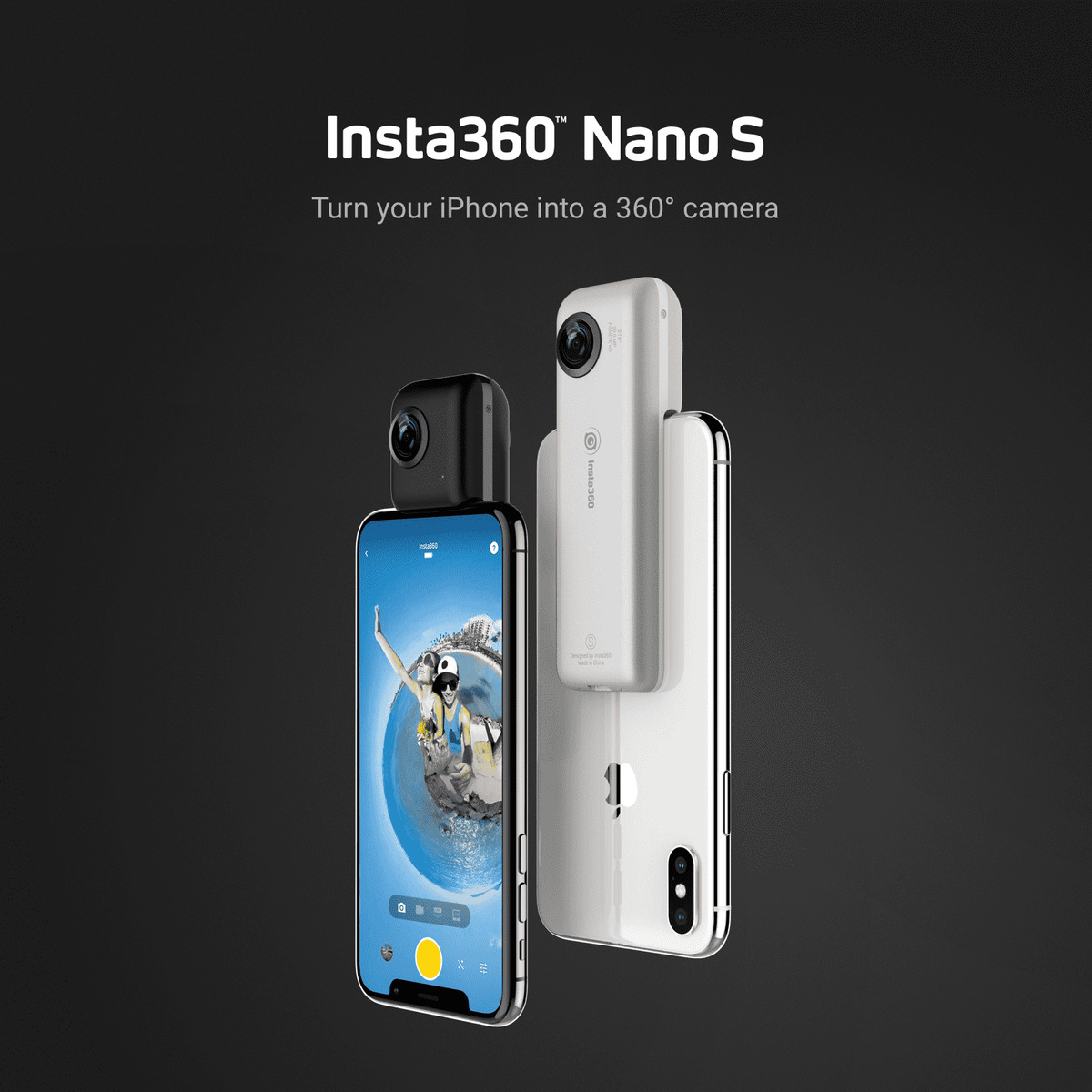 Insta360 Nano S - あなたのiPhoneをあっという間に360°カメラに