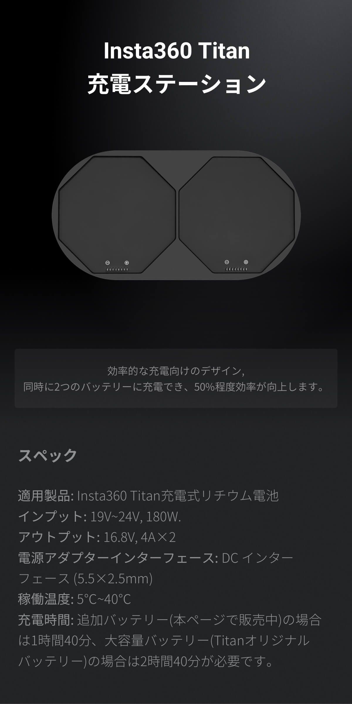 Insta360 Titan バッテリー ほぼ新品 Insta360 Titan バッテリー ほぼ新品
