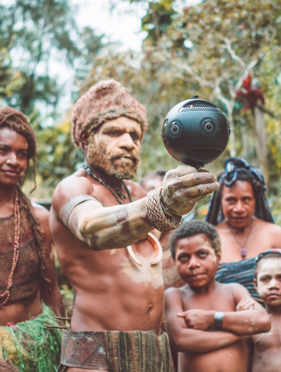 8K 3D VR camera for documentary film in Papua New Guinea