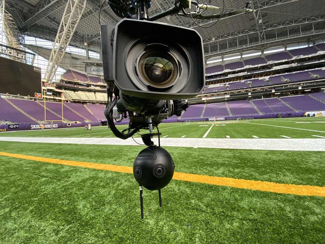 8K 360 live stream camera used for tv broadcast