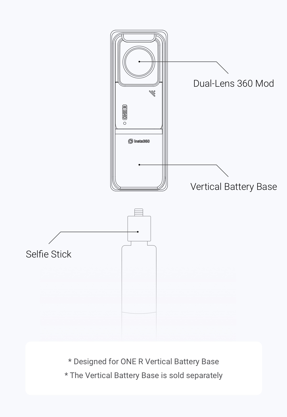 insta360 one r vertical bumper case