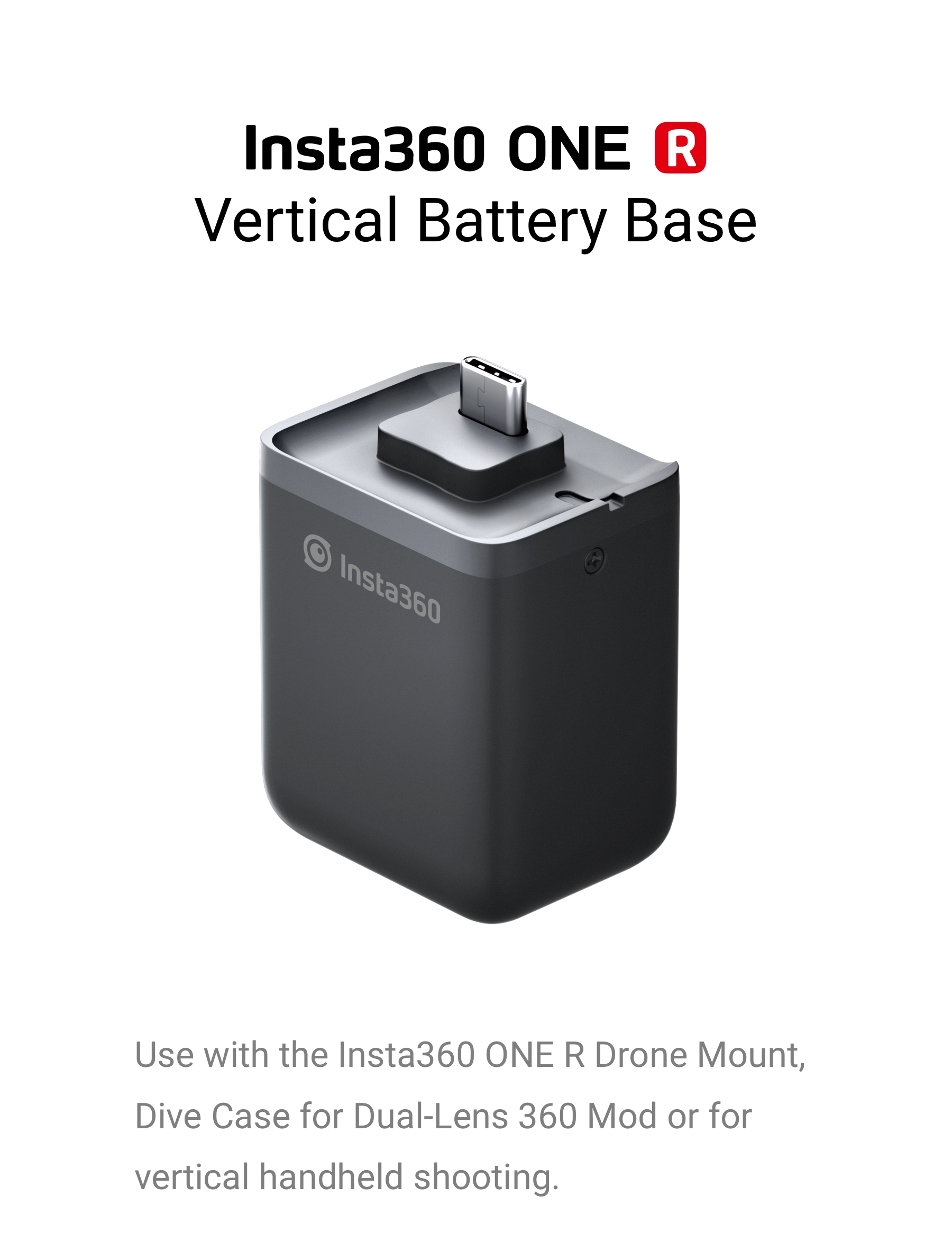 Insta360 ONE R Vertical Battery Base