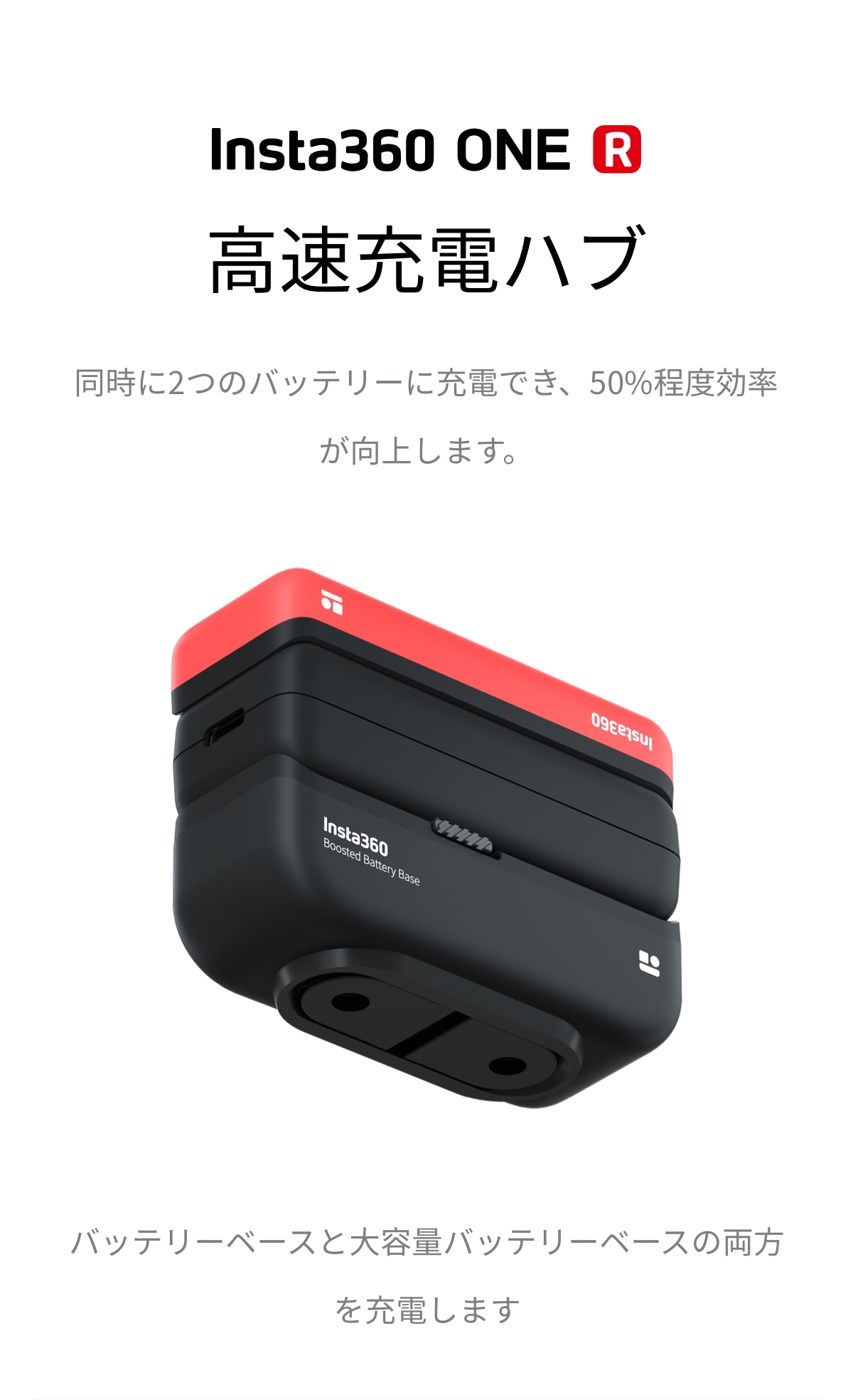 Insta360 ONE R パワーアクセサリー