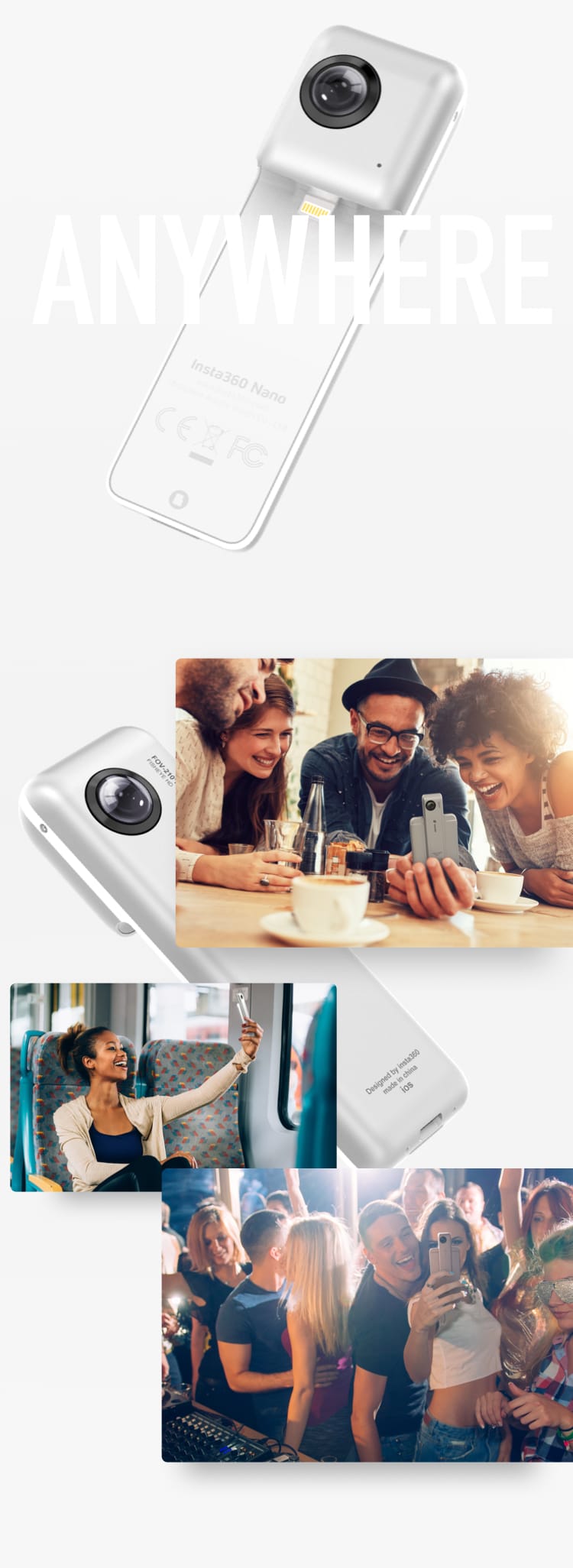 Insta360 Nano Turn Your Iphone Into A 360 Vr Camera