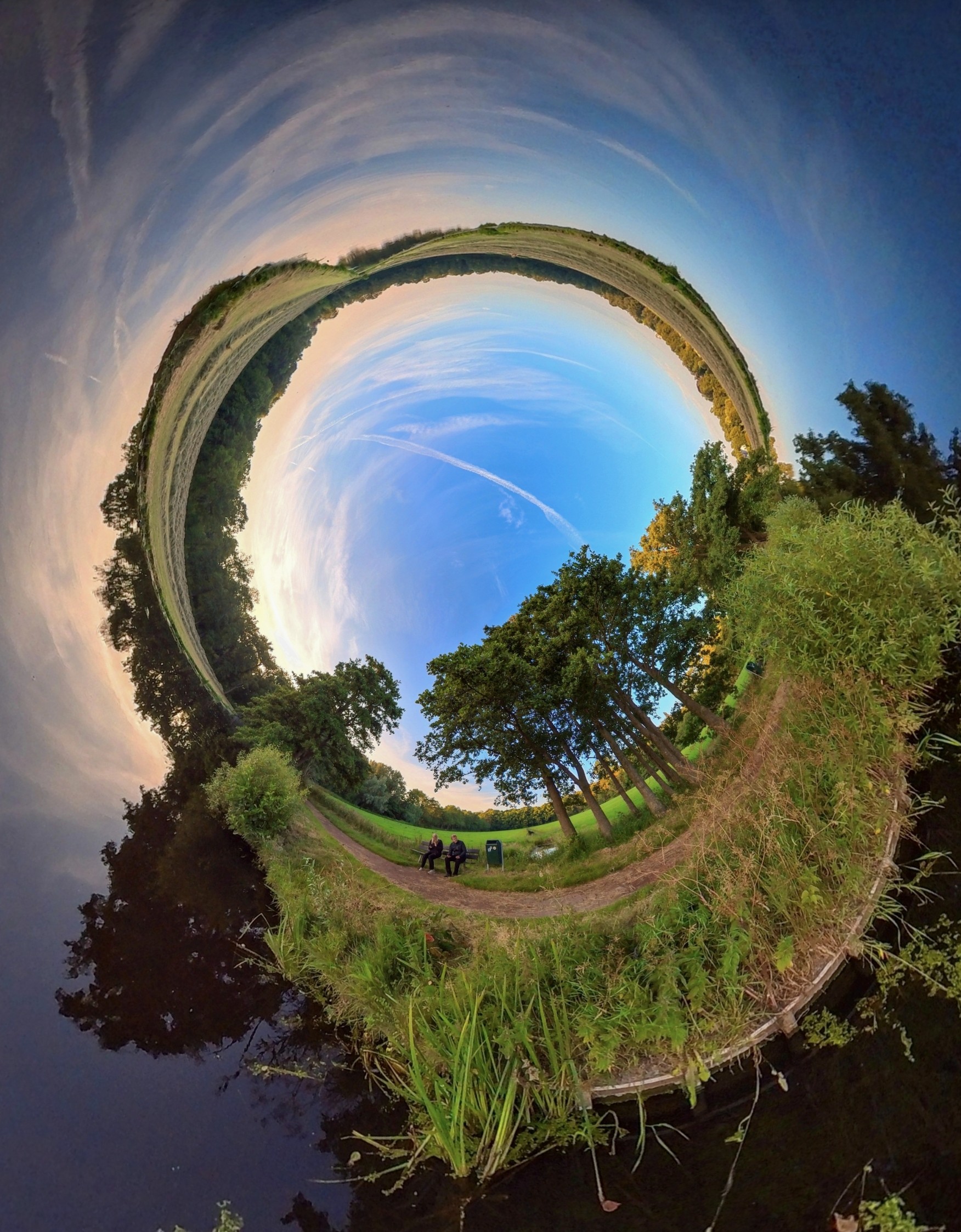 Inverted Planet Evening Sky - Insta360 Community Forum