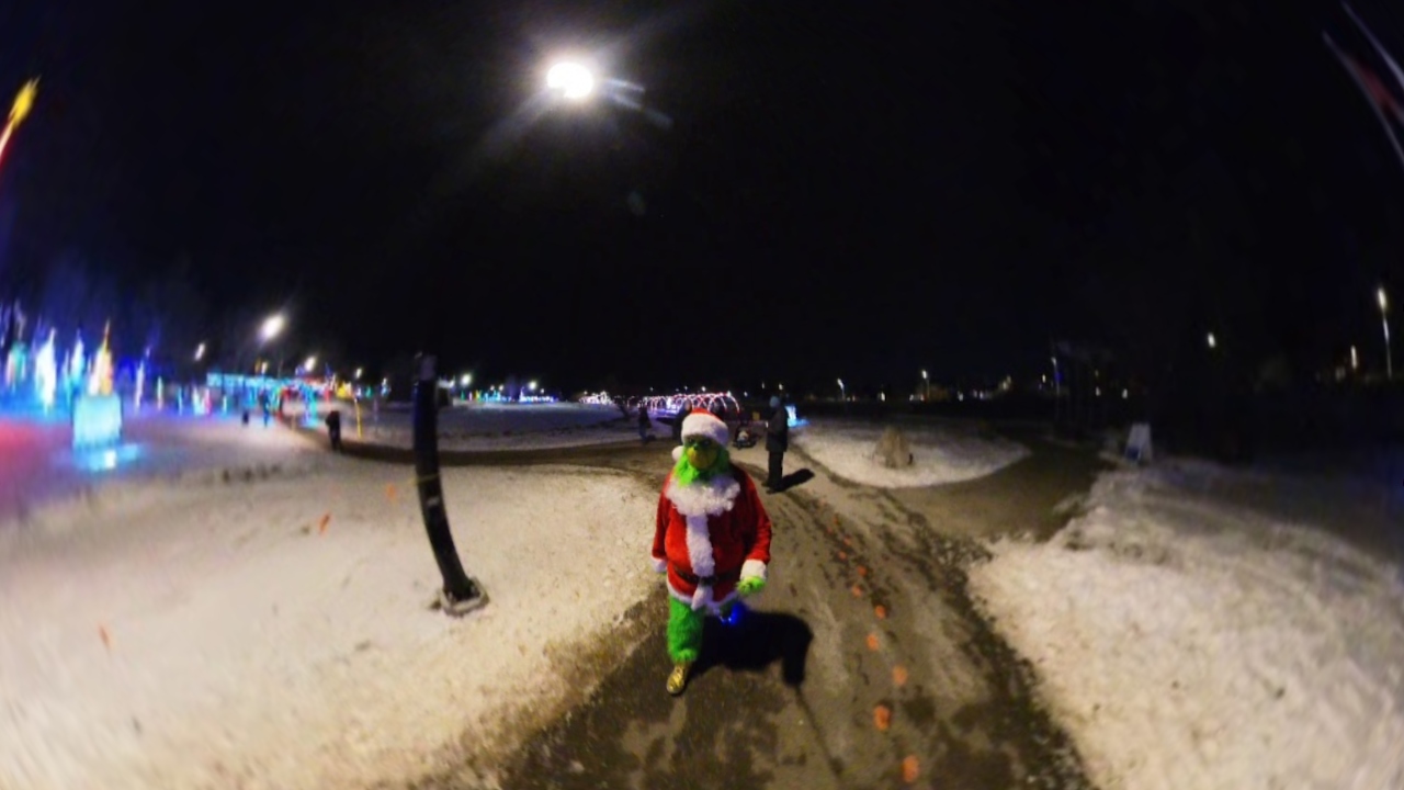 Grinch festival of lights insta360